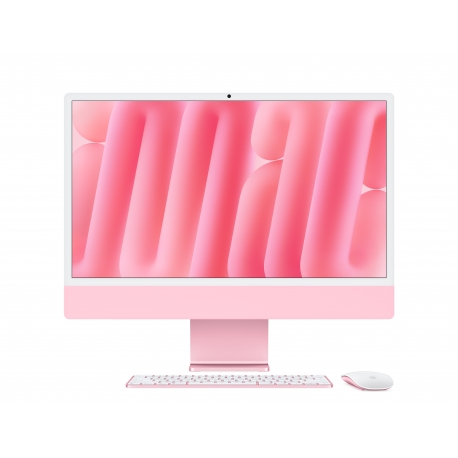 Apple iMac 24" Retina 4.5K, M4 8‑core CPU and 8‑core GPU, 16GB URAM, 256GB SSD (NO Ethernet, NO Touch ID) - Rosa