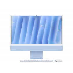 Apple iMac 24" Retina 4.5K, M4 8‑core CPU and 8‑core GPU, 16GB URAM, 256GB SSD (NO Ethernet, NO Touch ID) - Blu