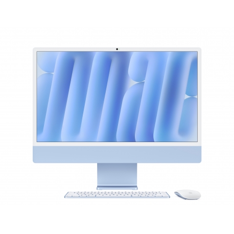 Apple iMac 24" Retina 4.5K, M4 8‑core CPU and 8‑core GPU, 16GB URAM, 256GB SSD (NO Ethernet, NO Touch ID) - Blu