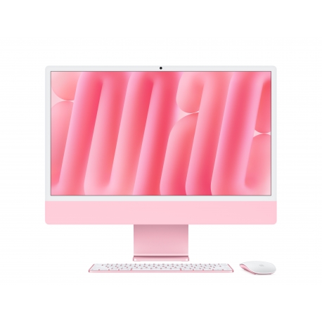 Apple iMac 24" Retina 4.5K, M4 10‑core CPU and 10‑core GPU, 24GB URAM, 512GB SSD - Rosa