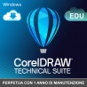 CorelDRAW Technical Suite 2025 Versione Educational perpetua con 1 anno di manutenzione (Inglese)